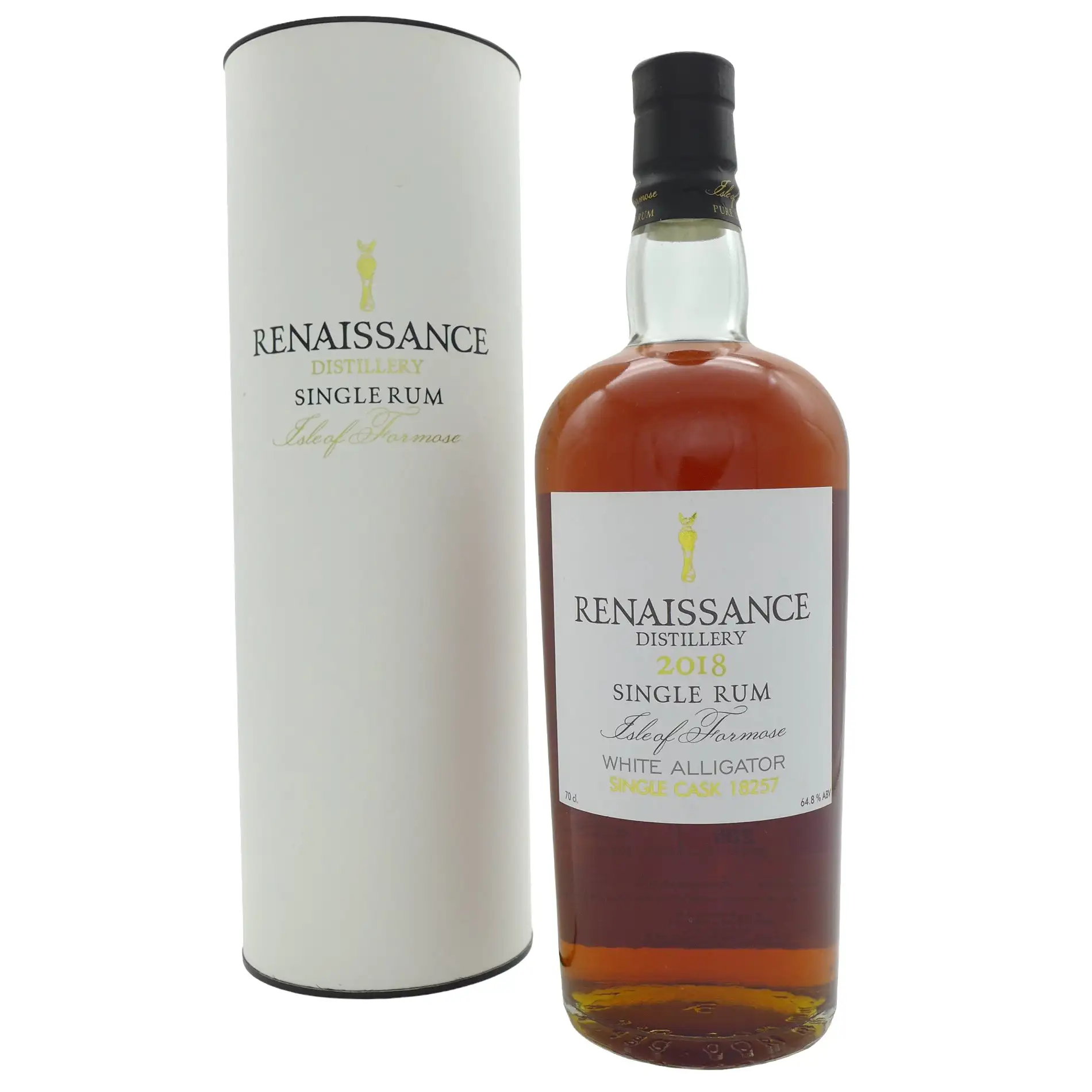 Bottle of Romdeluxe Renaissance White Alligator 2018