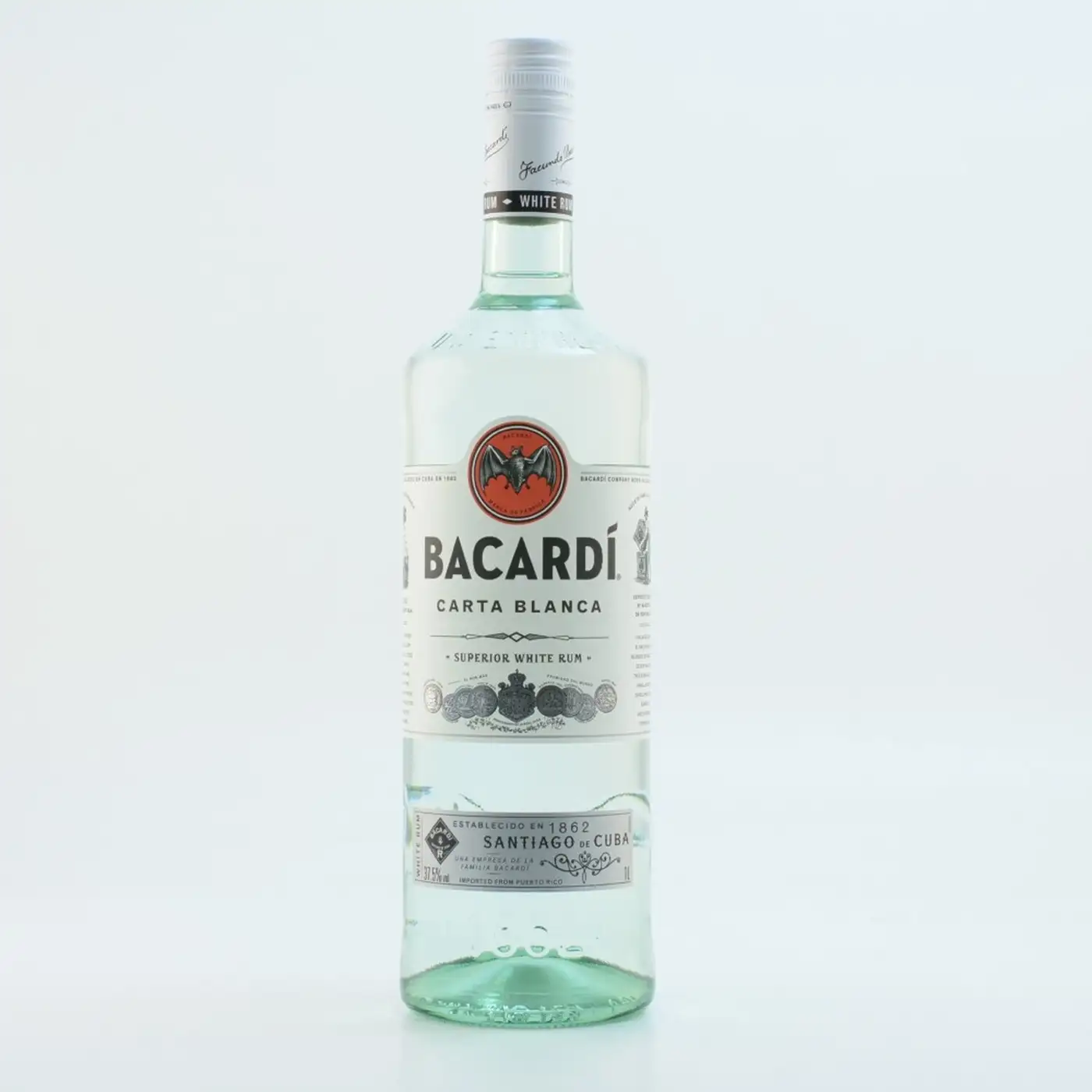 Bottle of Bacardi Carta Blanca
