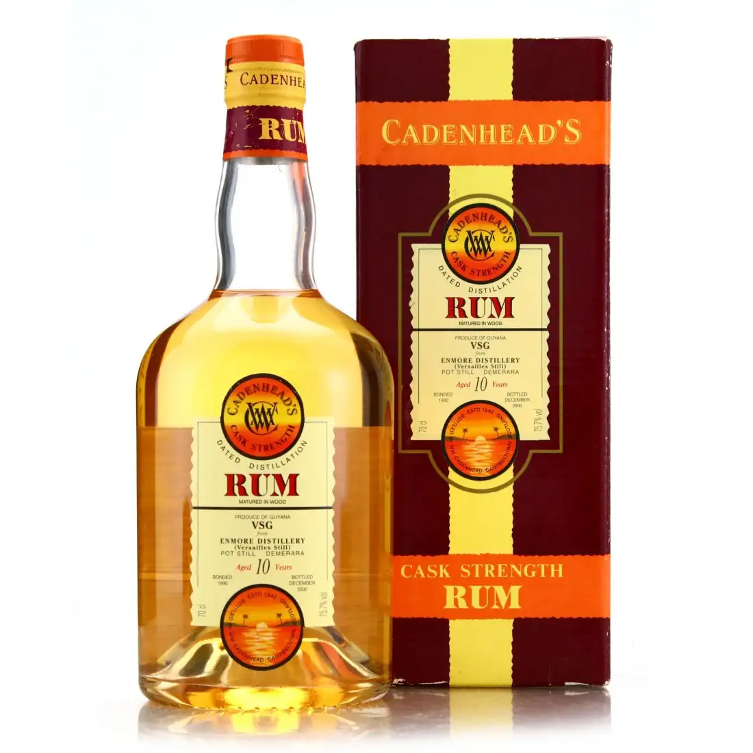 High resolution image of Cadenhead‘s Enmore Versailles Still VSG 1990