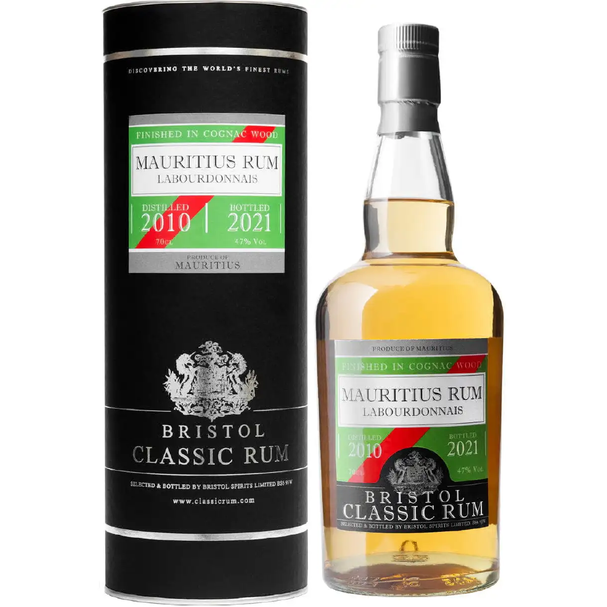 Bottle of Bristol Labourdonnais Mauritius Rum 2010