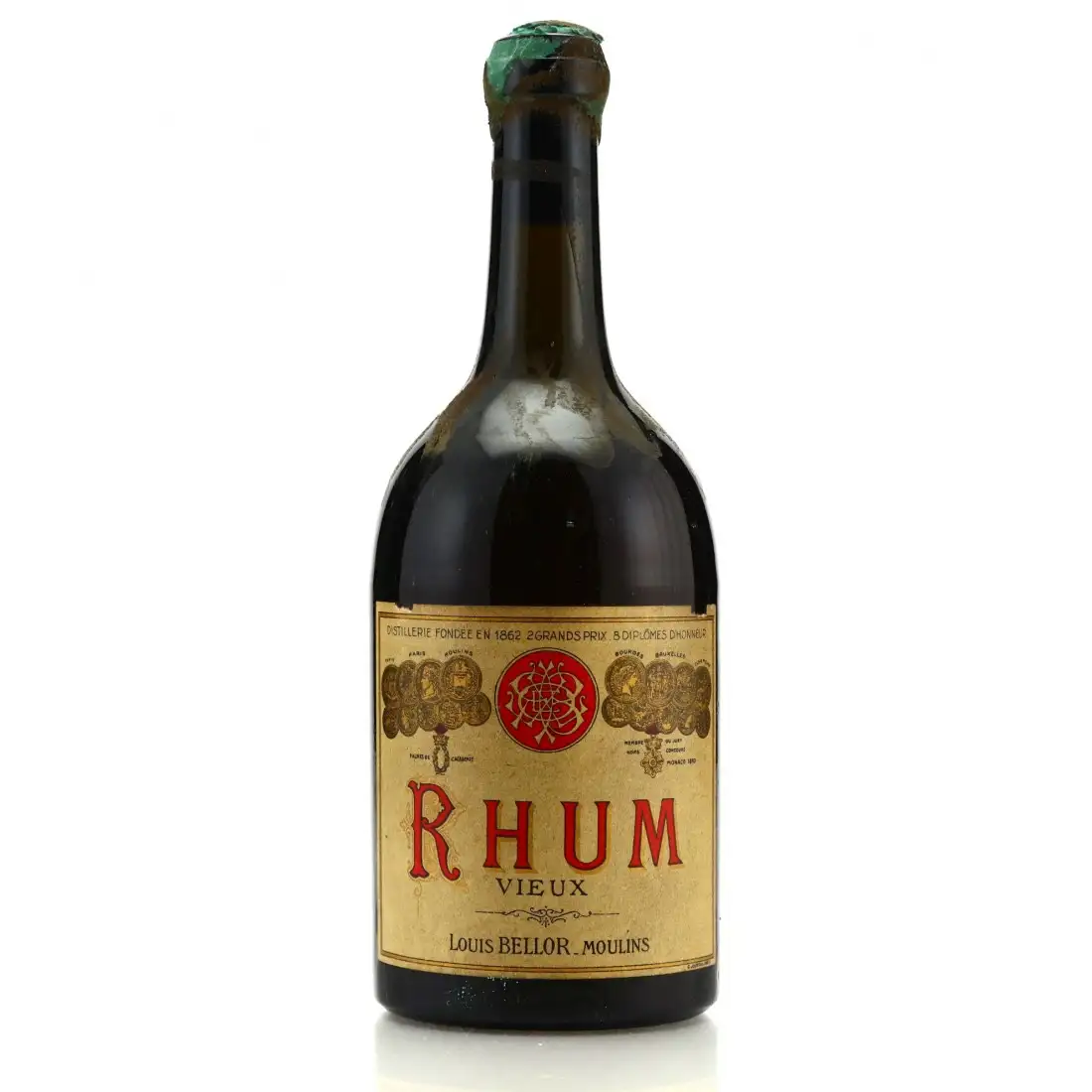 Bottle of Louis Bellor Moulins Rhum Vieux 1947