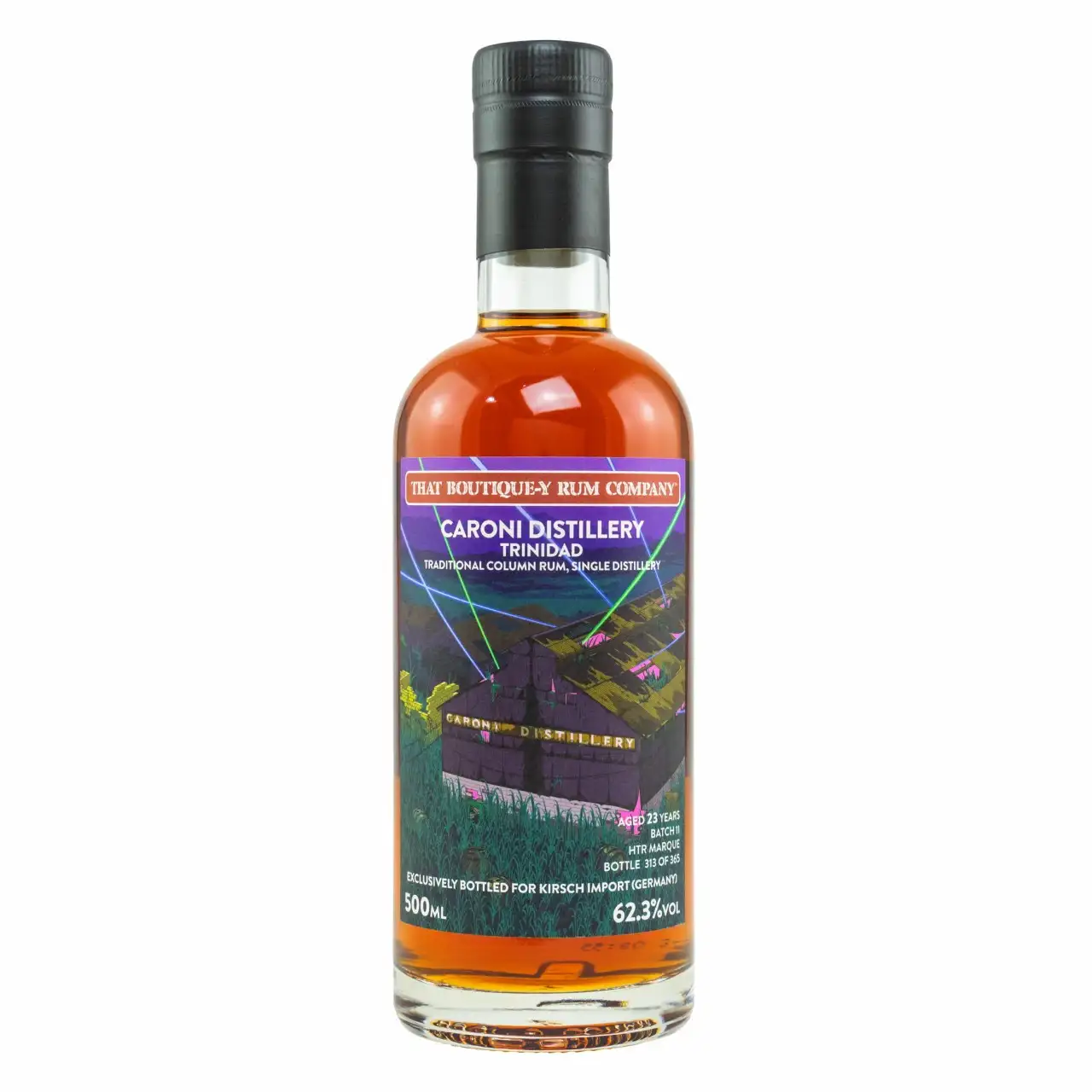 Bottle of TBRC Caroni Caroni Distillery Heavy Trinidad Rum