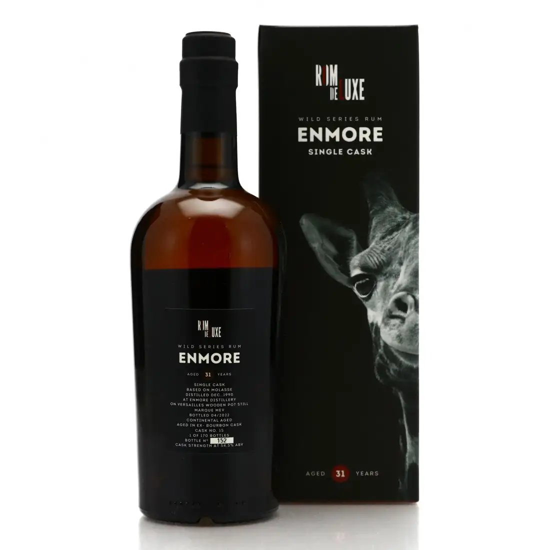 Image haute résolution de Romdeluxe Enmore Wild Series Rum Enmore No. 27 (batch 1) MEV 1990