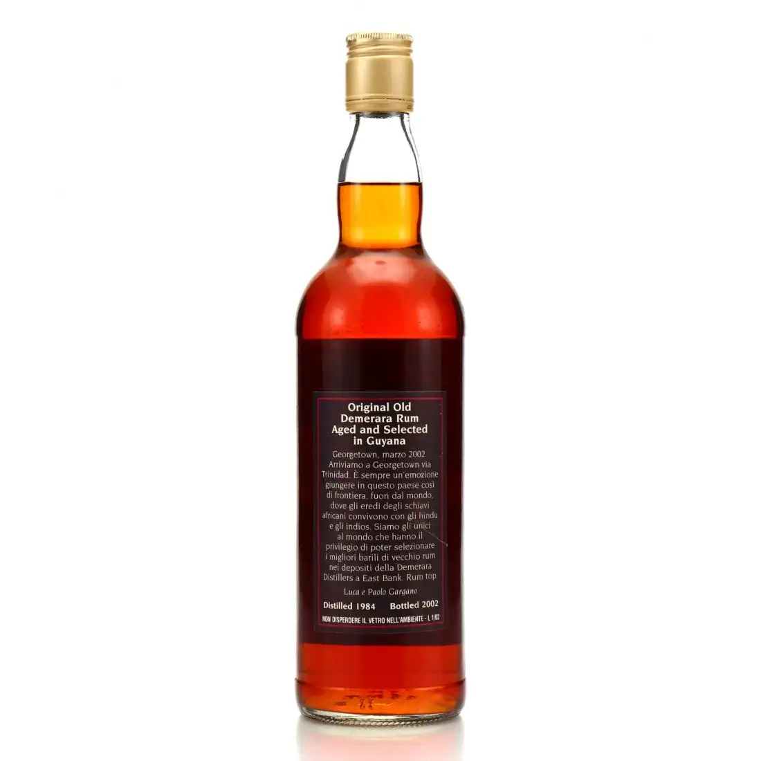 High resolution image of Velier Albion Demerara Rum 1984