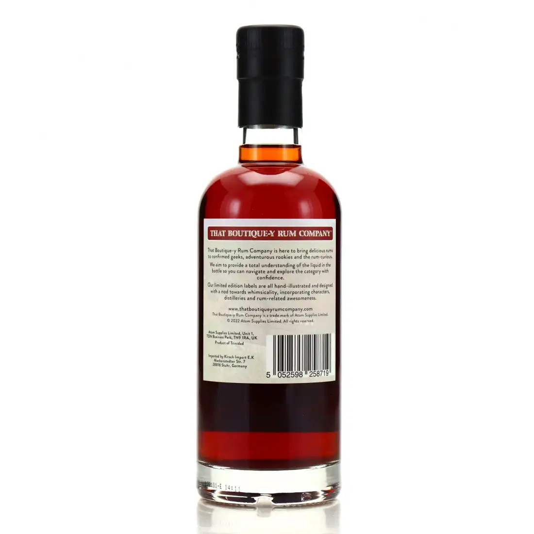 Image haute résolution de TBRC Caroni Caroni Distillery Heavy Trinidad Rum