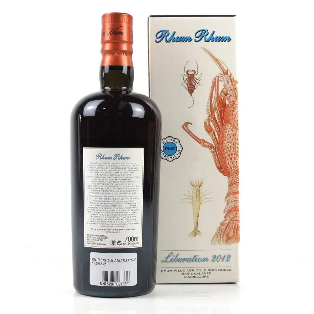 Image haute résolution de Velier Bielle Rhum Rhum Libération 2012 2007