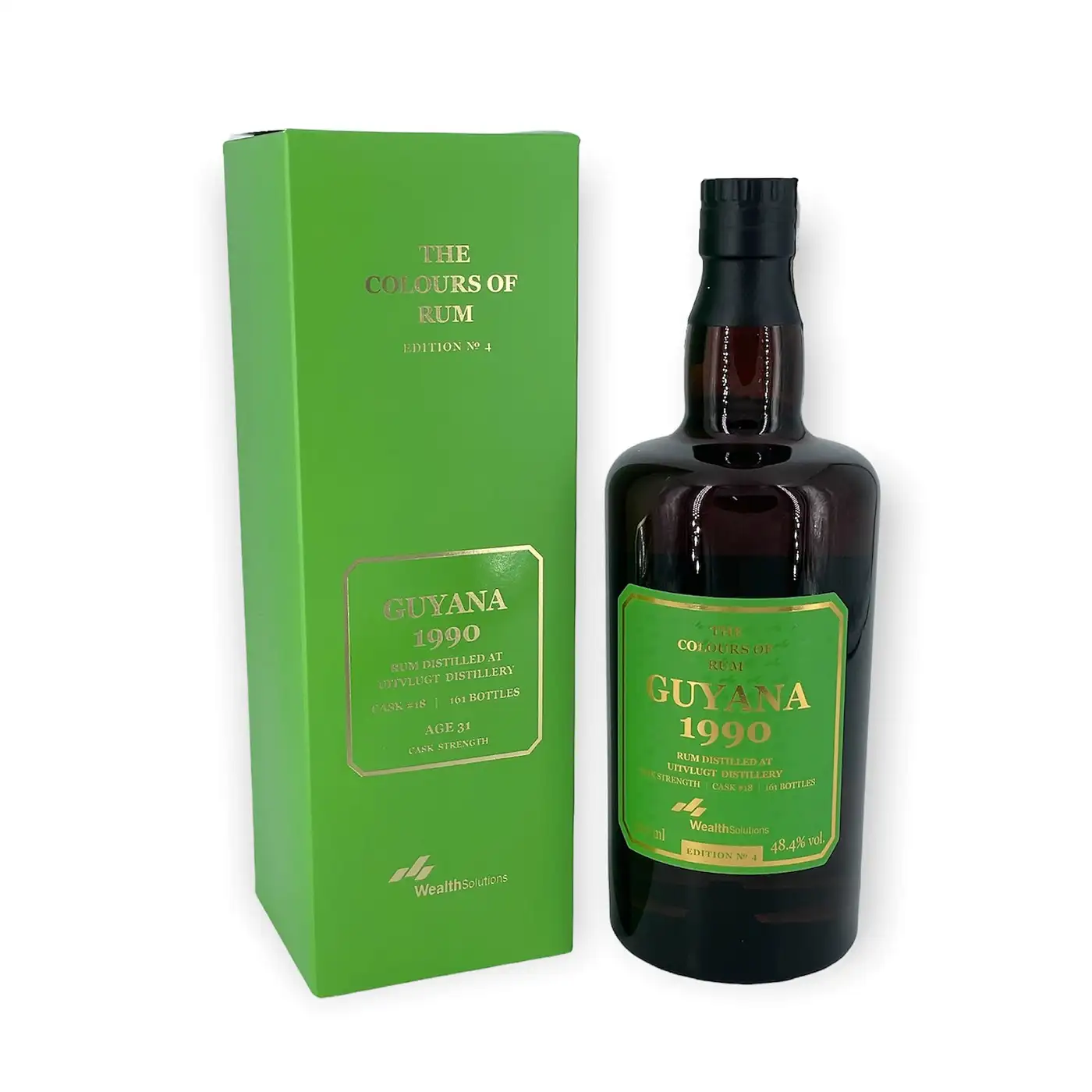 Bottle of CoR Uitvlugt Guyana Ed. 4 1990