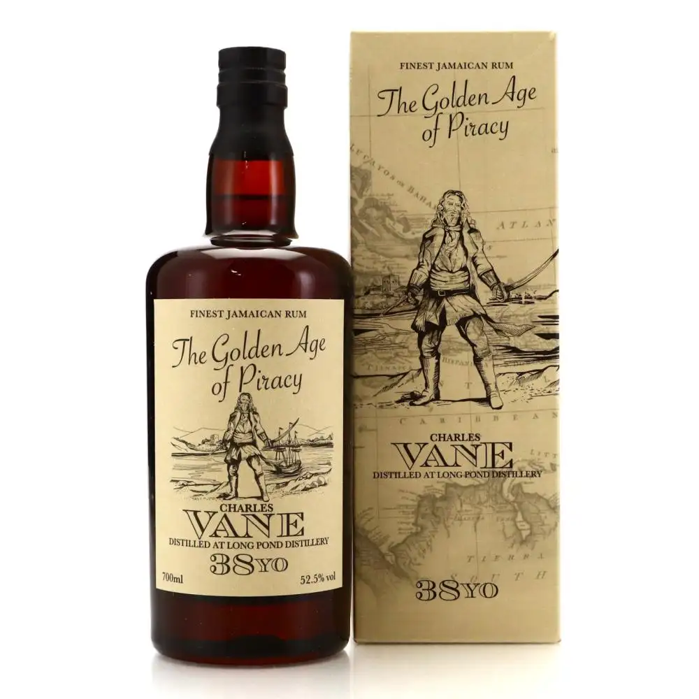 Bottle of Distilia Long Pond The Golden Age of Piracy Charles Vane 1983