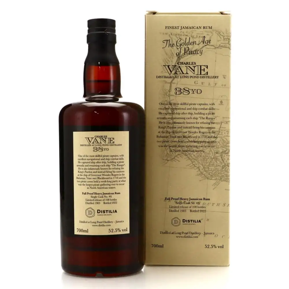 High resolution image of Distilia Long Pond The Golden Age of Piracy Charles Vane 1983