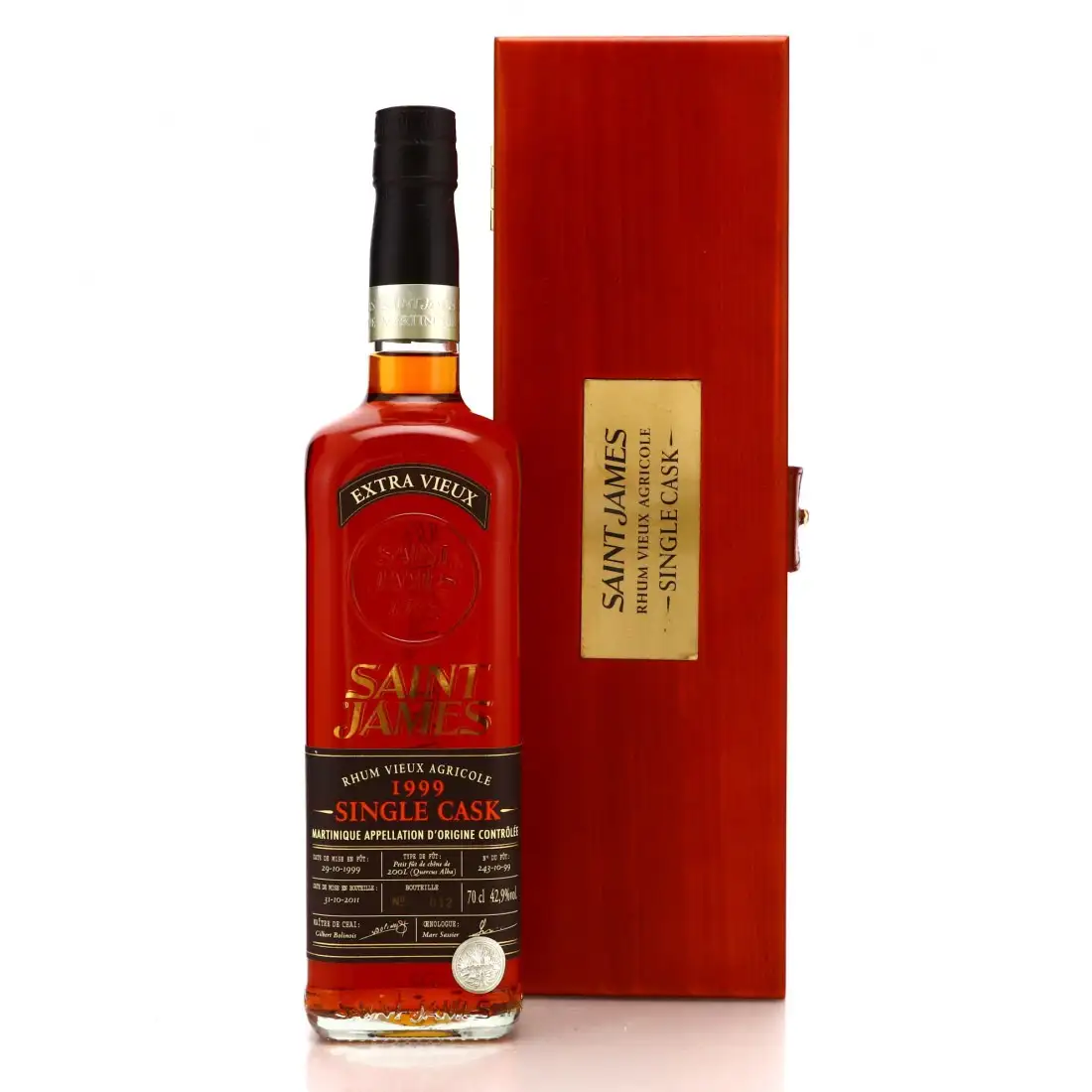 Image haute résolution de Saint James Single Cask 1999