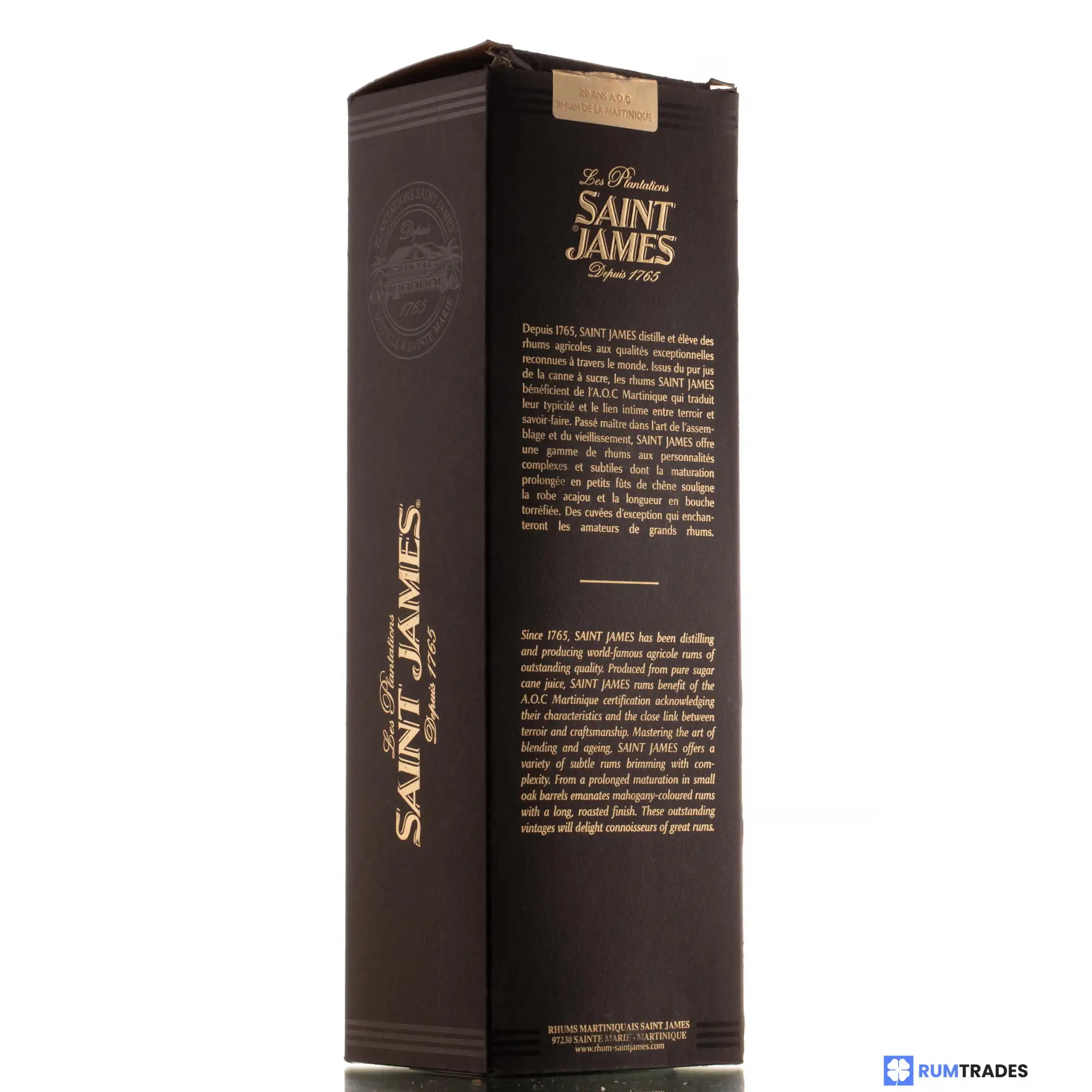 High resolution image of Saint James Single Cask 1997
