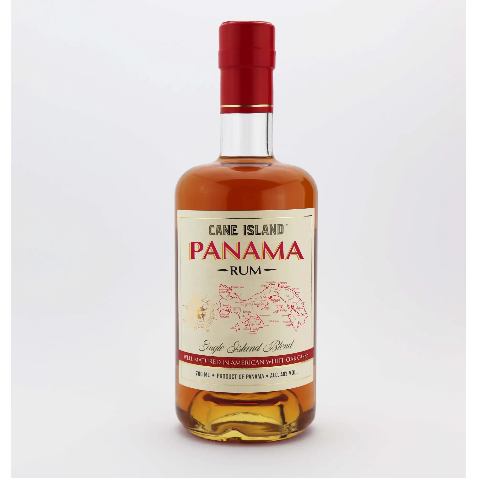 Bottle of Cane Island Panama Rum
