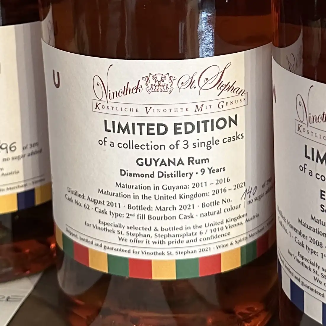 Bottle of Vinothek St. Stephan Diamond Einzelfassabfüllung Guyana (Fass U) 2011