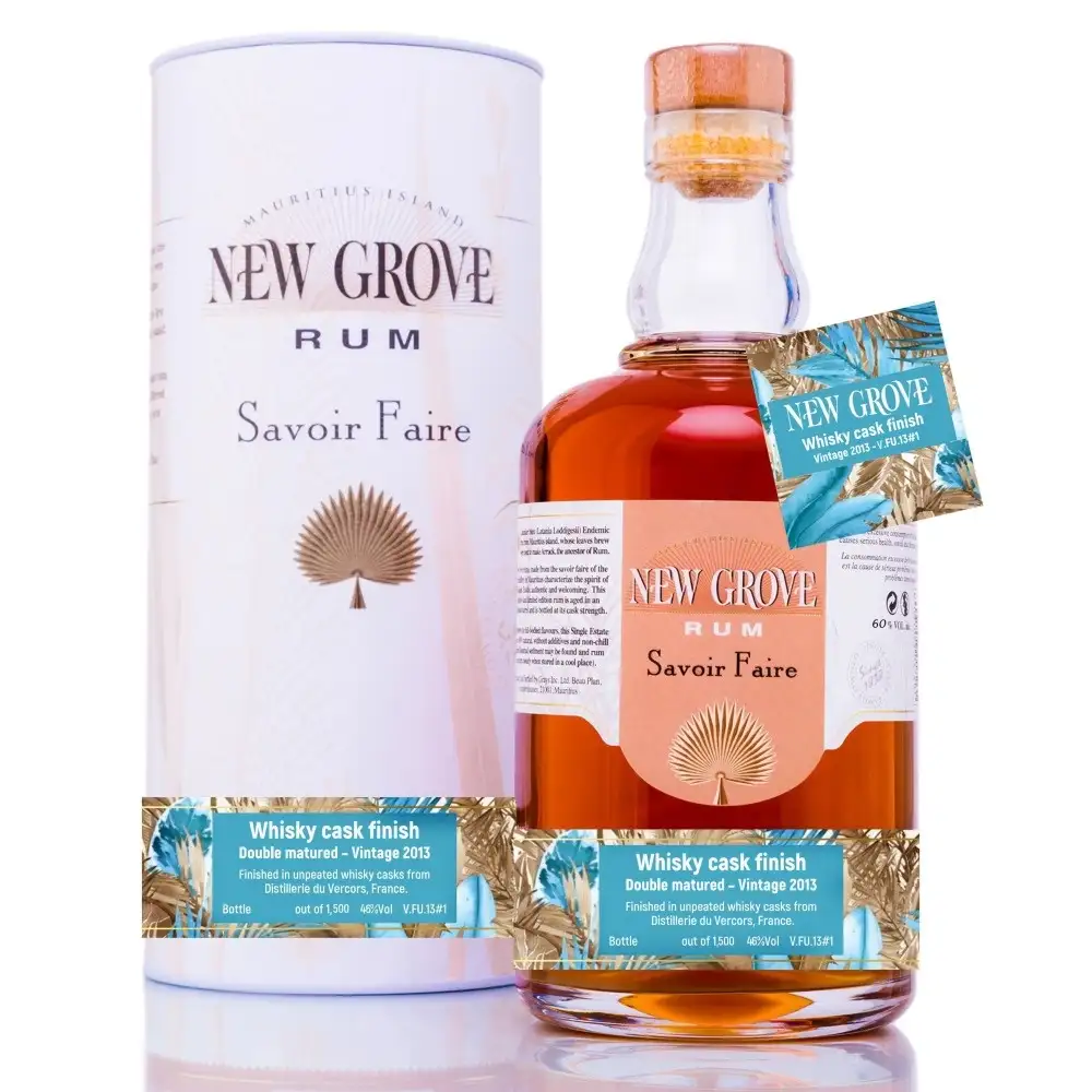 Bottle of Grays New Grove Savoir-Faire Distillerie du Vercors (Whisky cask finish) 2013