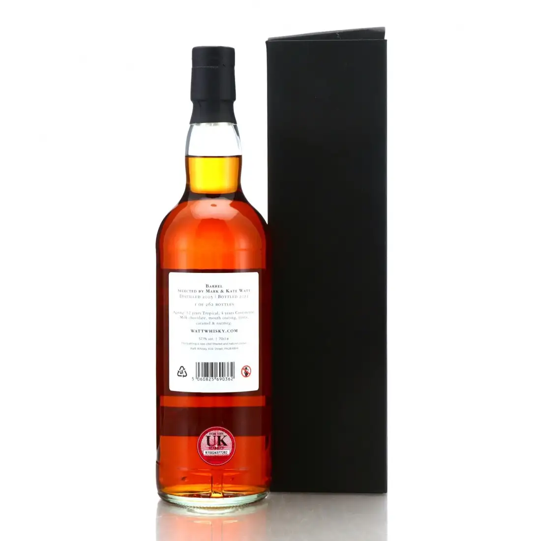 Image haute résolution de Watt Rum C.A.D.C Venezuelan Rum 2005