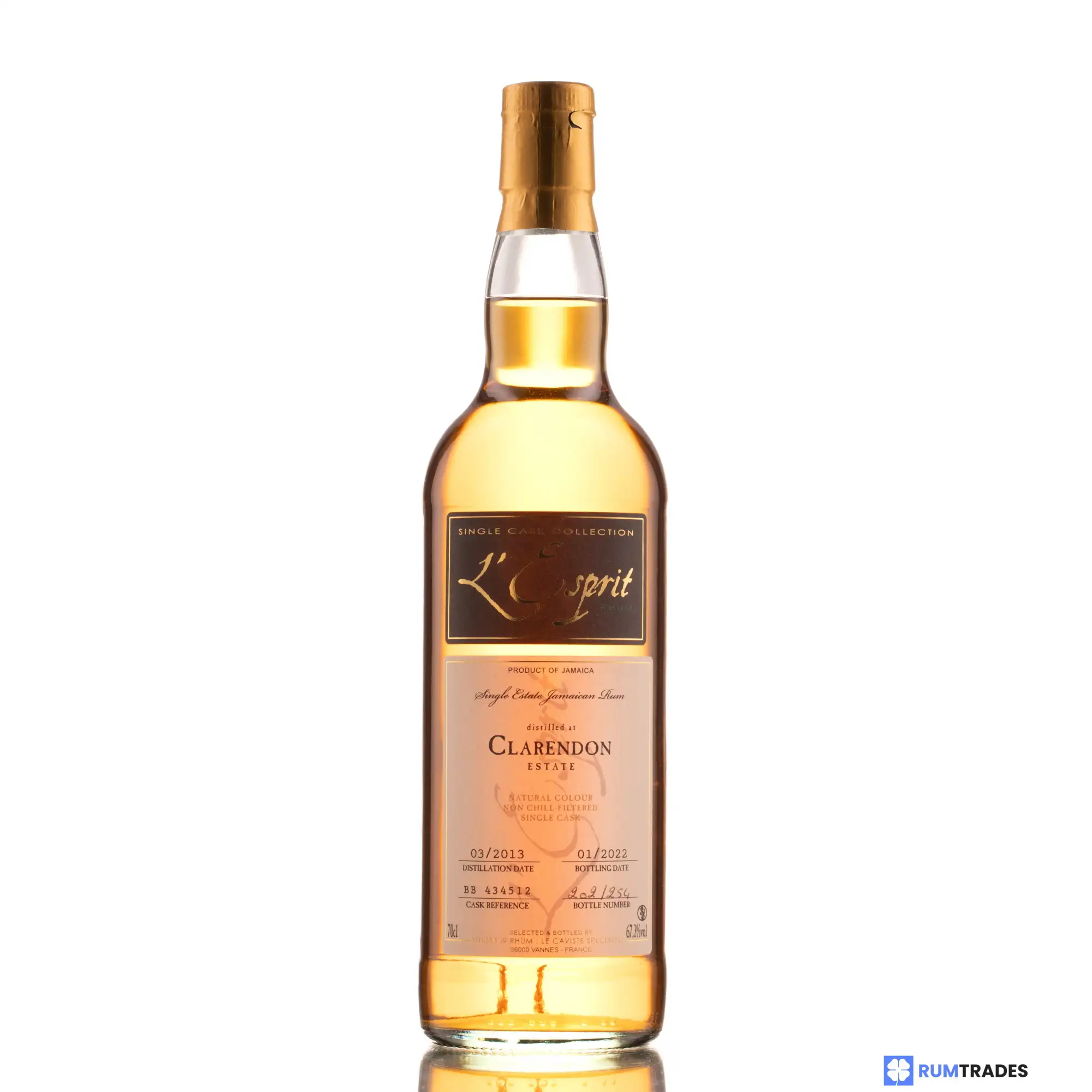 Image haute résolution de Whisky &amp; Rhum Clarendon L‘Esprit Clarendon Estate 2013