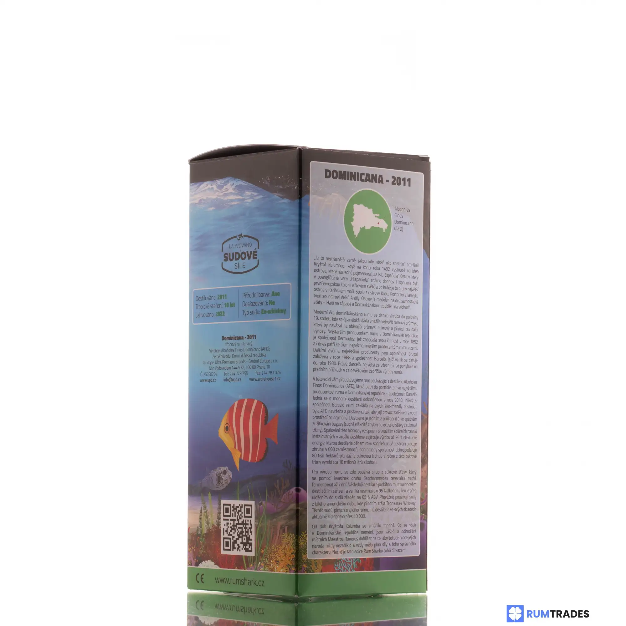 Image haute résolution de Rum Shark A.F.D. Dominicana 2011 (Blue Label)