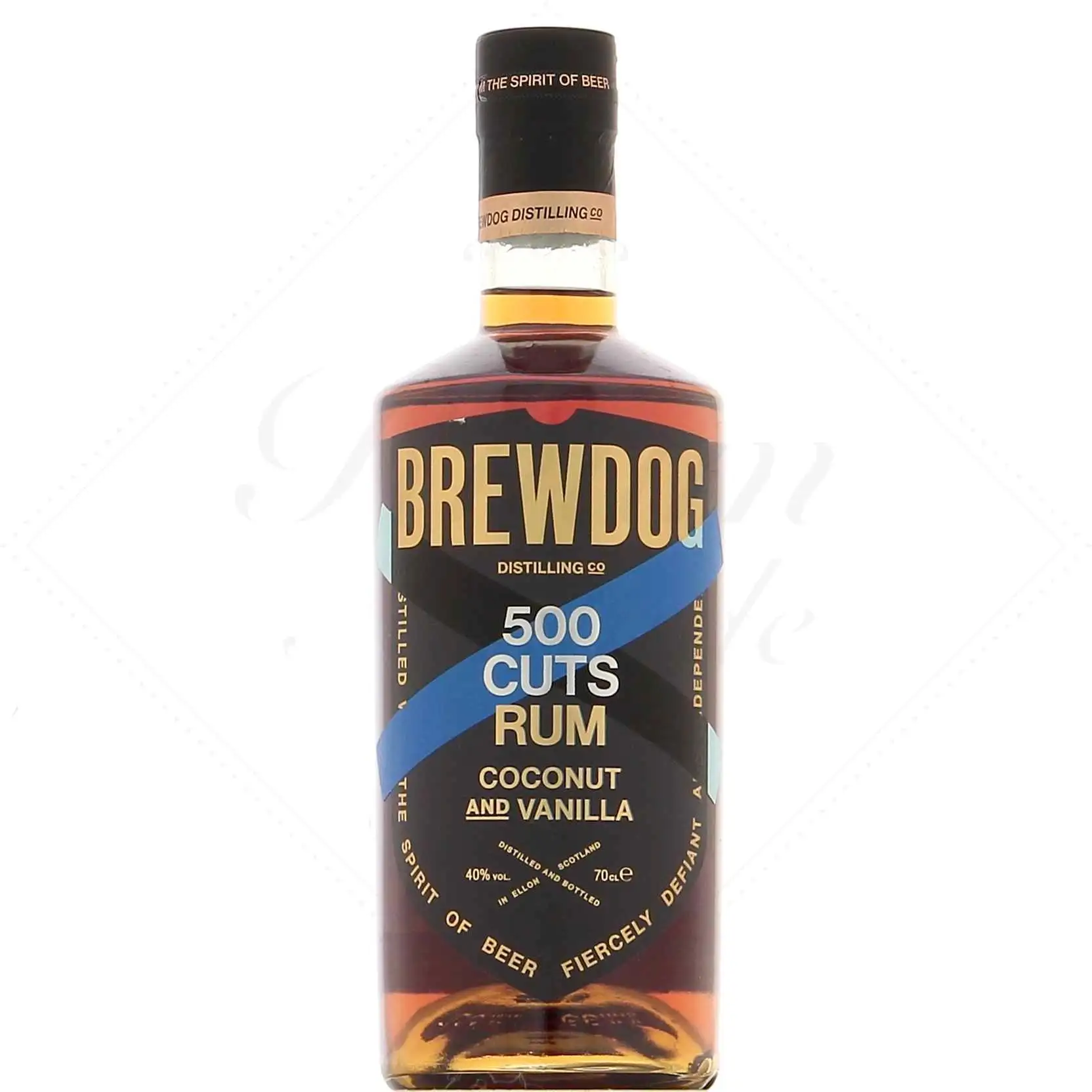 Bottle of Brewdog Distilling Co. 500 Cuts Rum - Coconut and Vanilla