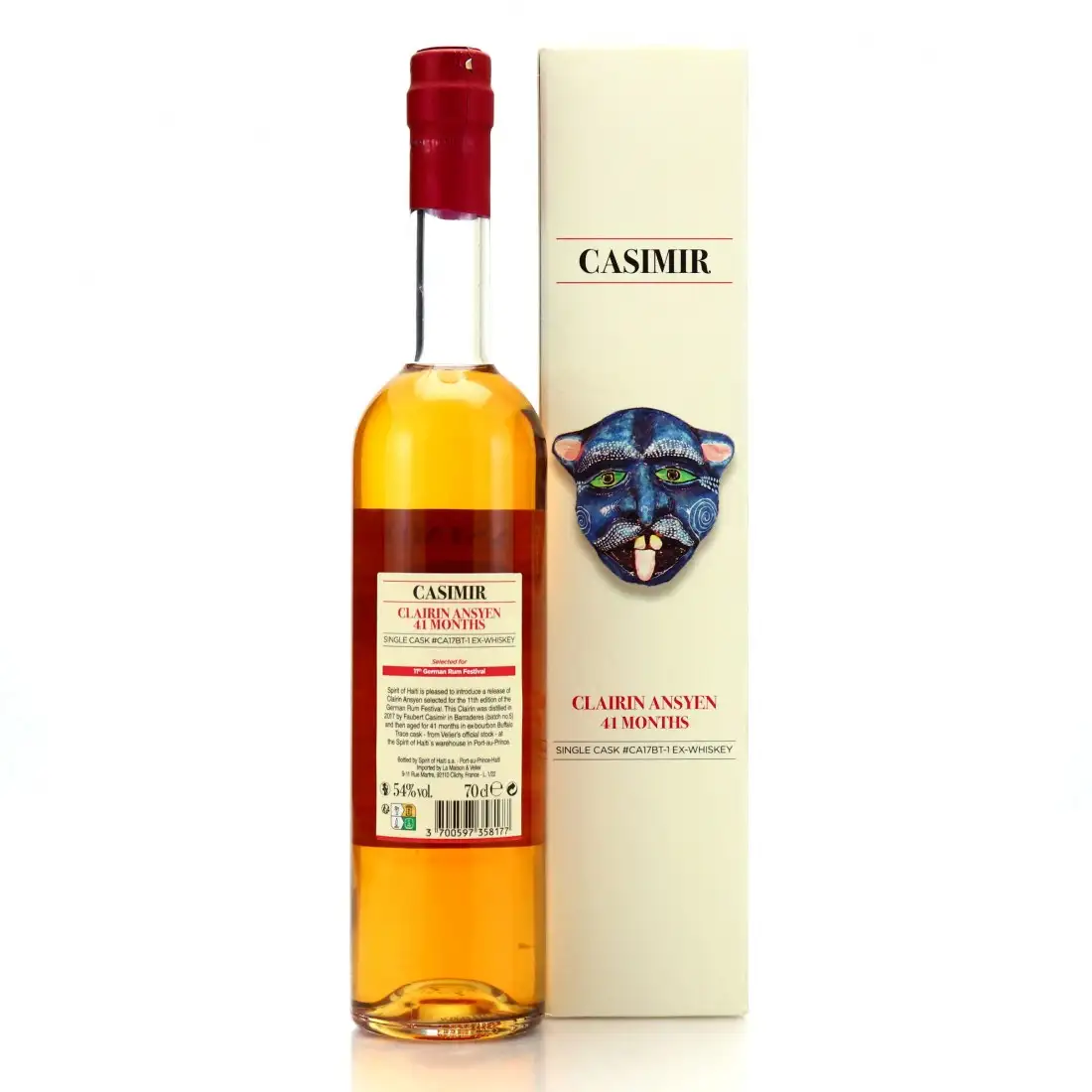 Image haute résolution de Velier Casimir Clairin Ansyen (11. German Rum Festival) 2019