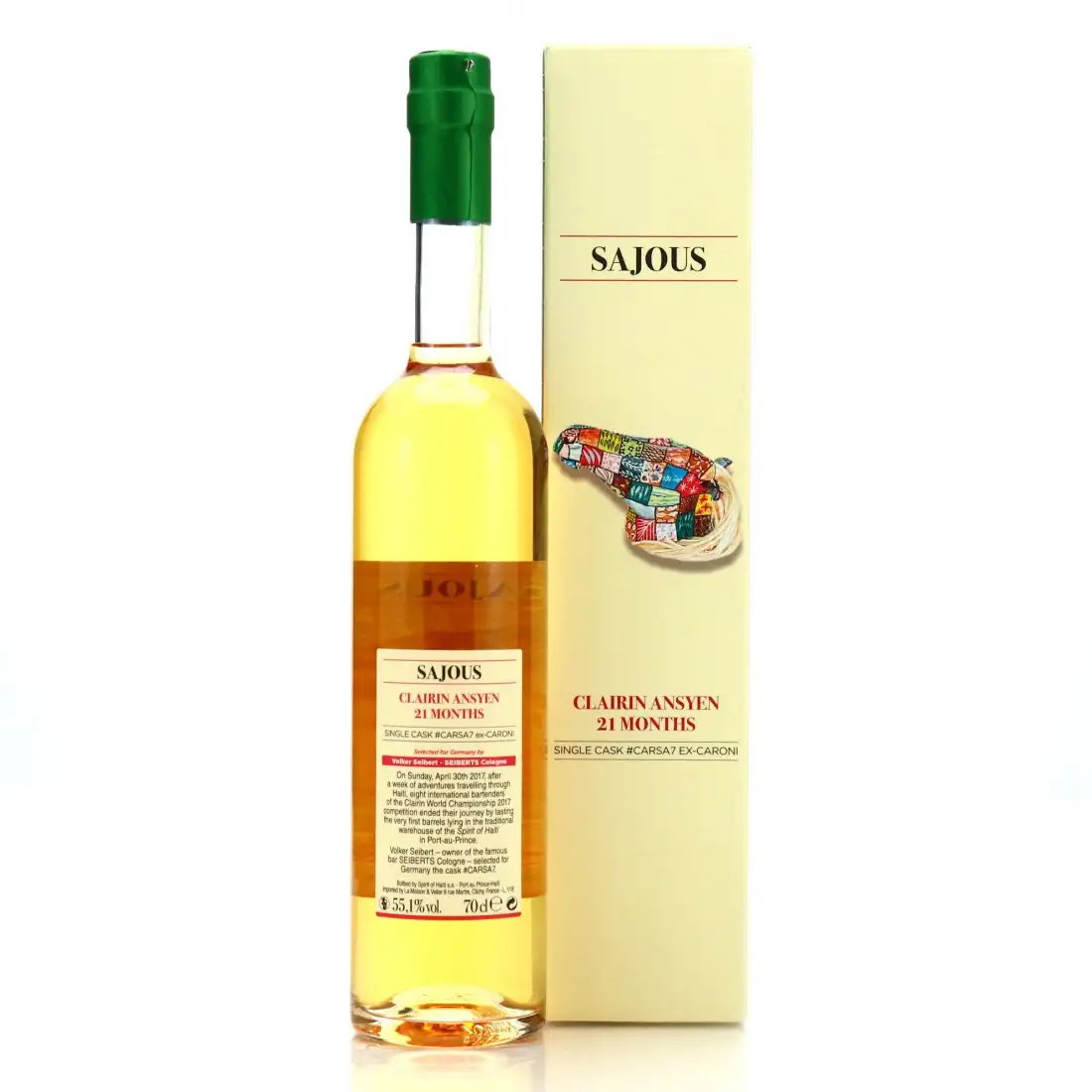 Image haute résolution de Velier Chelo Clairin Sajous (Volker Seibert-Seiberts Cologne) 2016