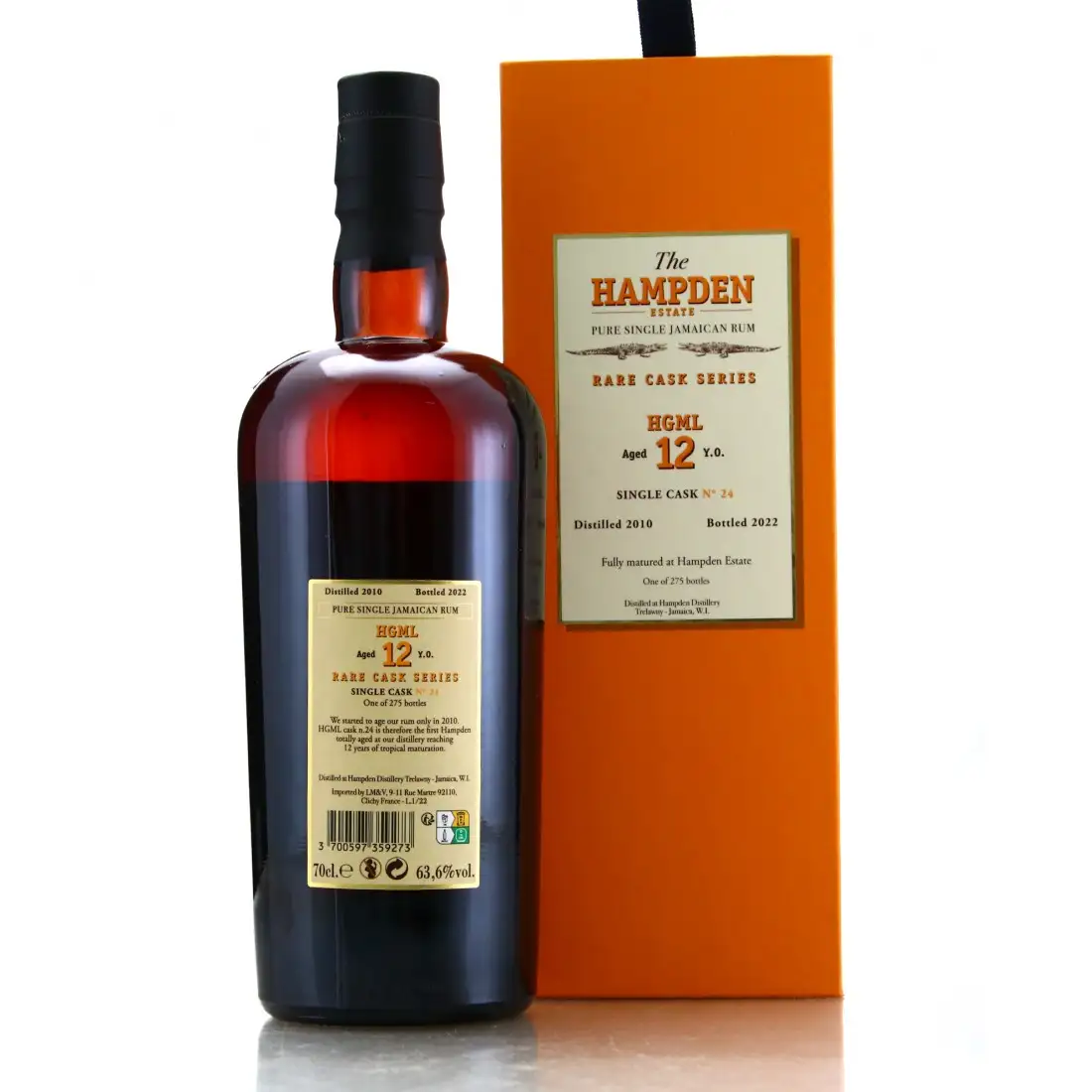 Image haute résolution de Velier Hampden Rare Cask Series HGML 2010
