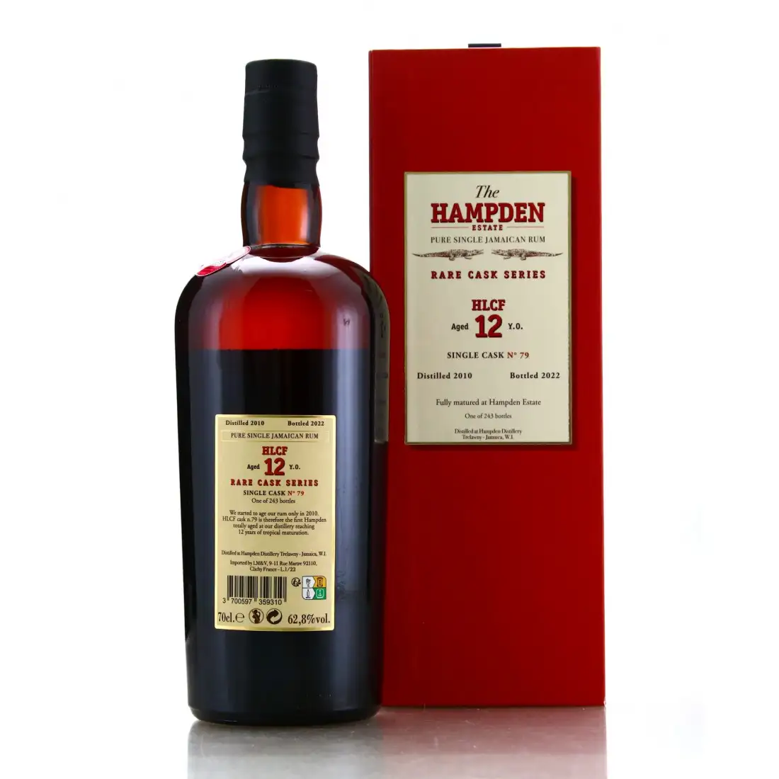 High resolution image of Velier Hampden Rare Cask Series HLCF 2010