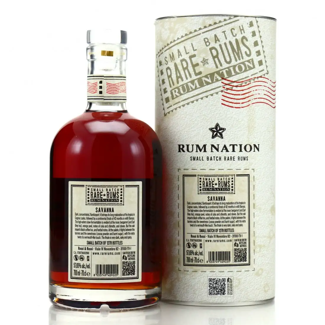 Image haute résolution de Rum Nation Savanna Small Batch Rare Rums 2006