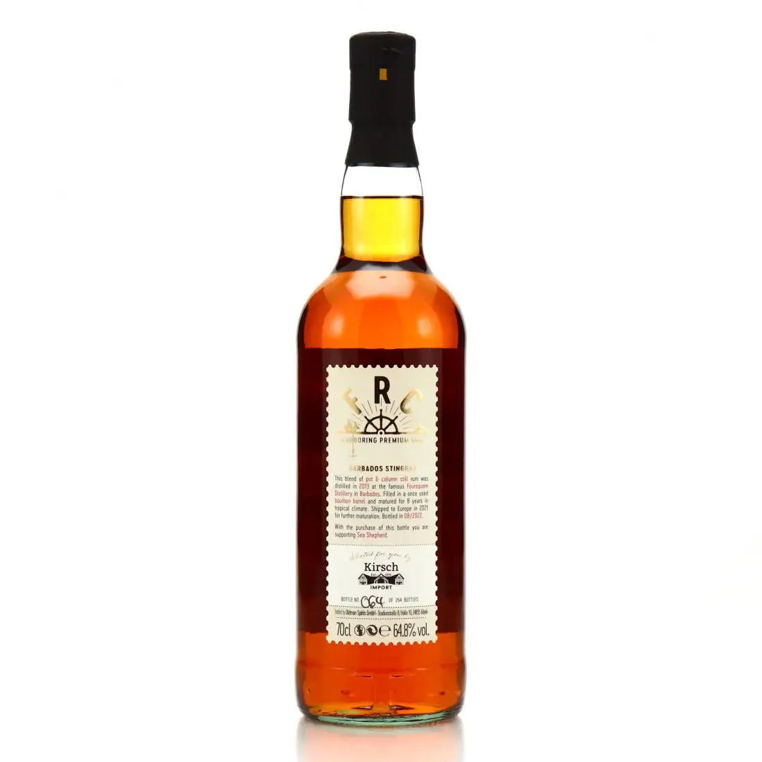 Image haute résolution de Foursquare Flensburg Rum Company Sea Shepherd Stingray 2013