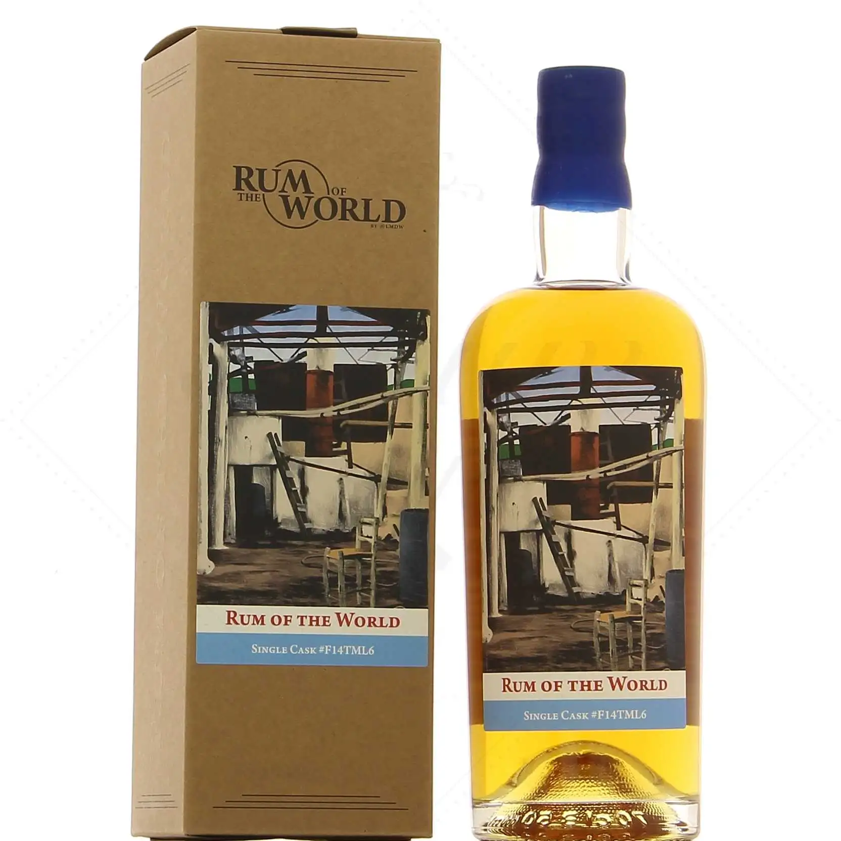 Bottle of Fine Spirits South Pacific Rum of the World Single cask 2014