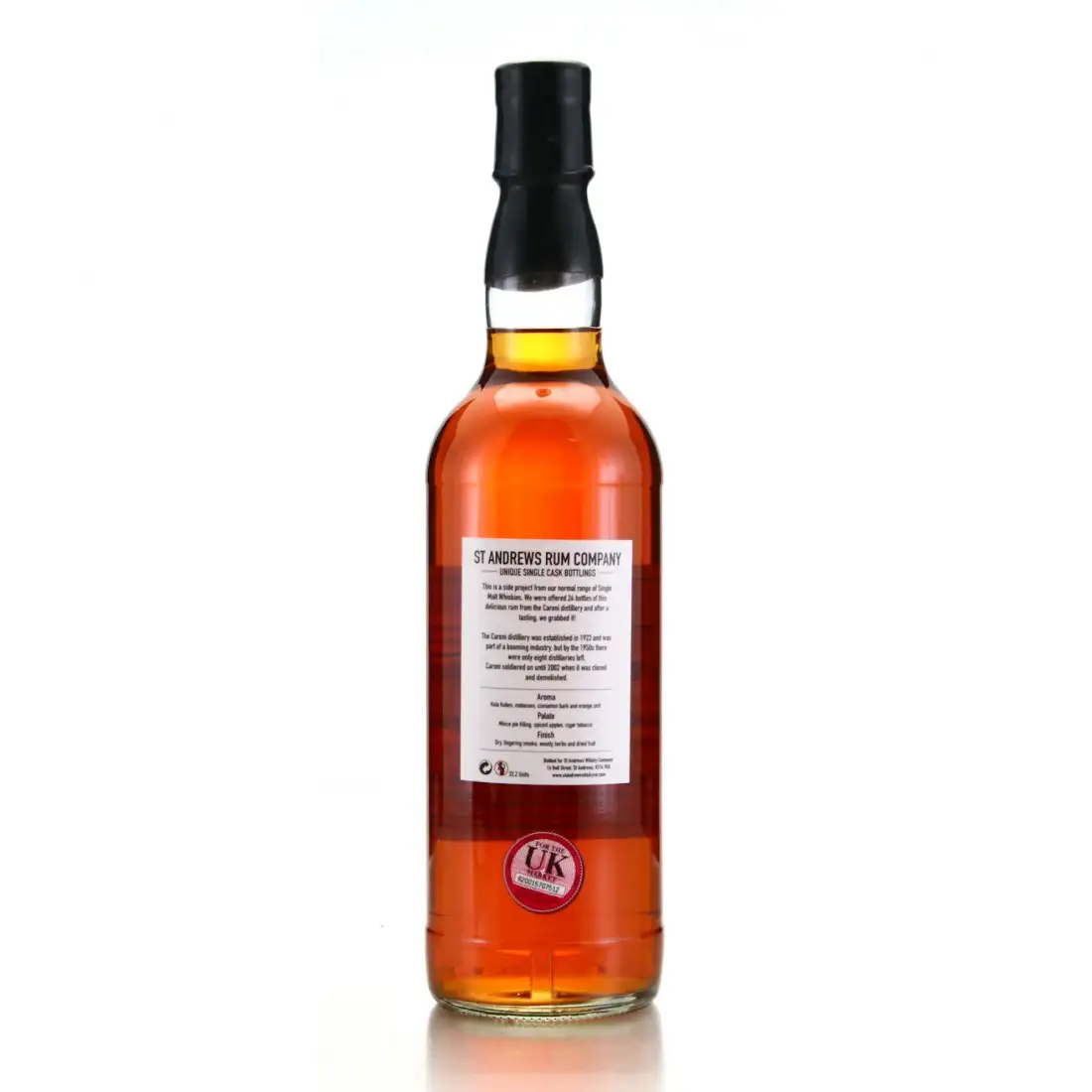 Image haute résolution de St Andrews Rum Company Caroni Aged Dark Rum („Kola Kubes at Christmas“) 1997