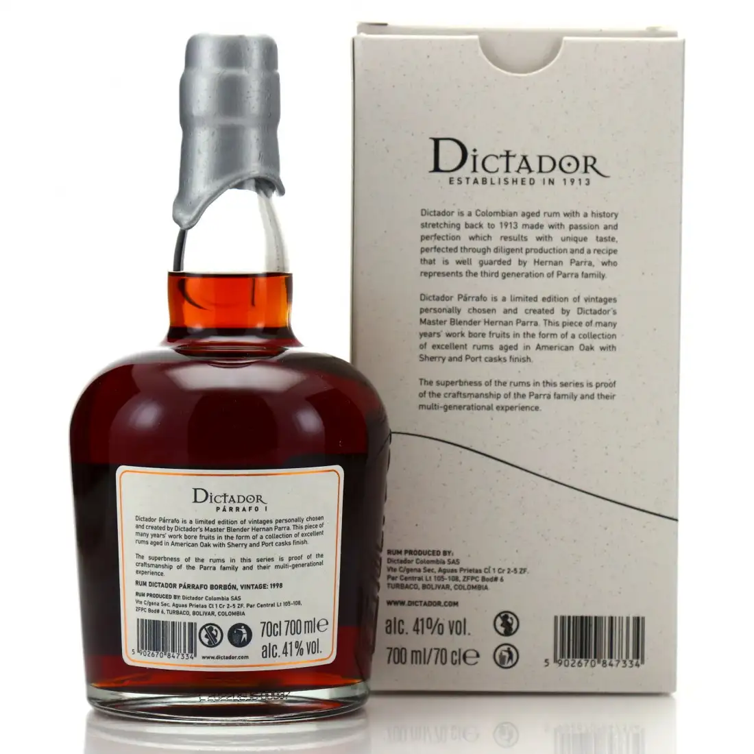 High resolution image of Dictador Párrafo I Borbón 1998