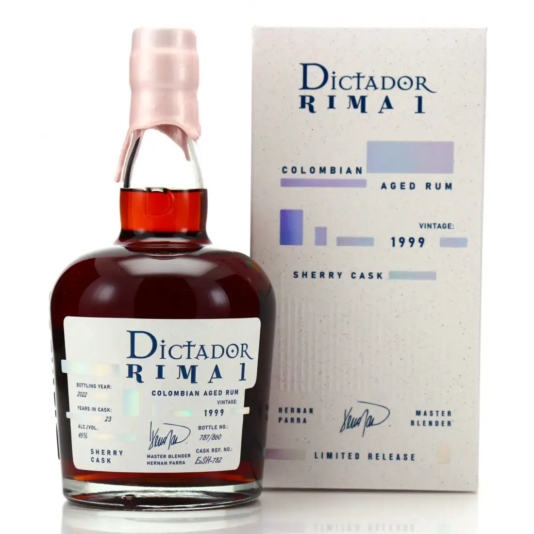 Bottle of Dictador Rima 1 1999