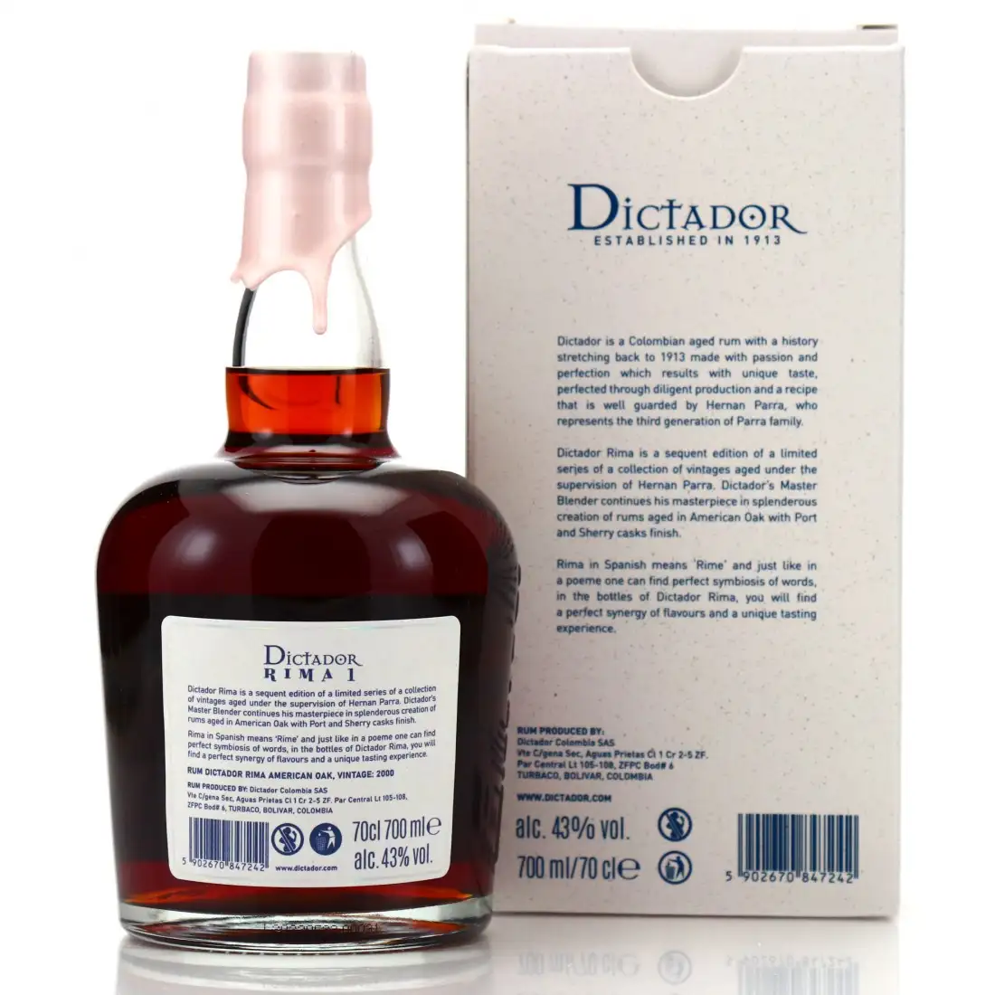 Image haute résolution de Dictador Rima 1 2000