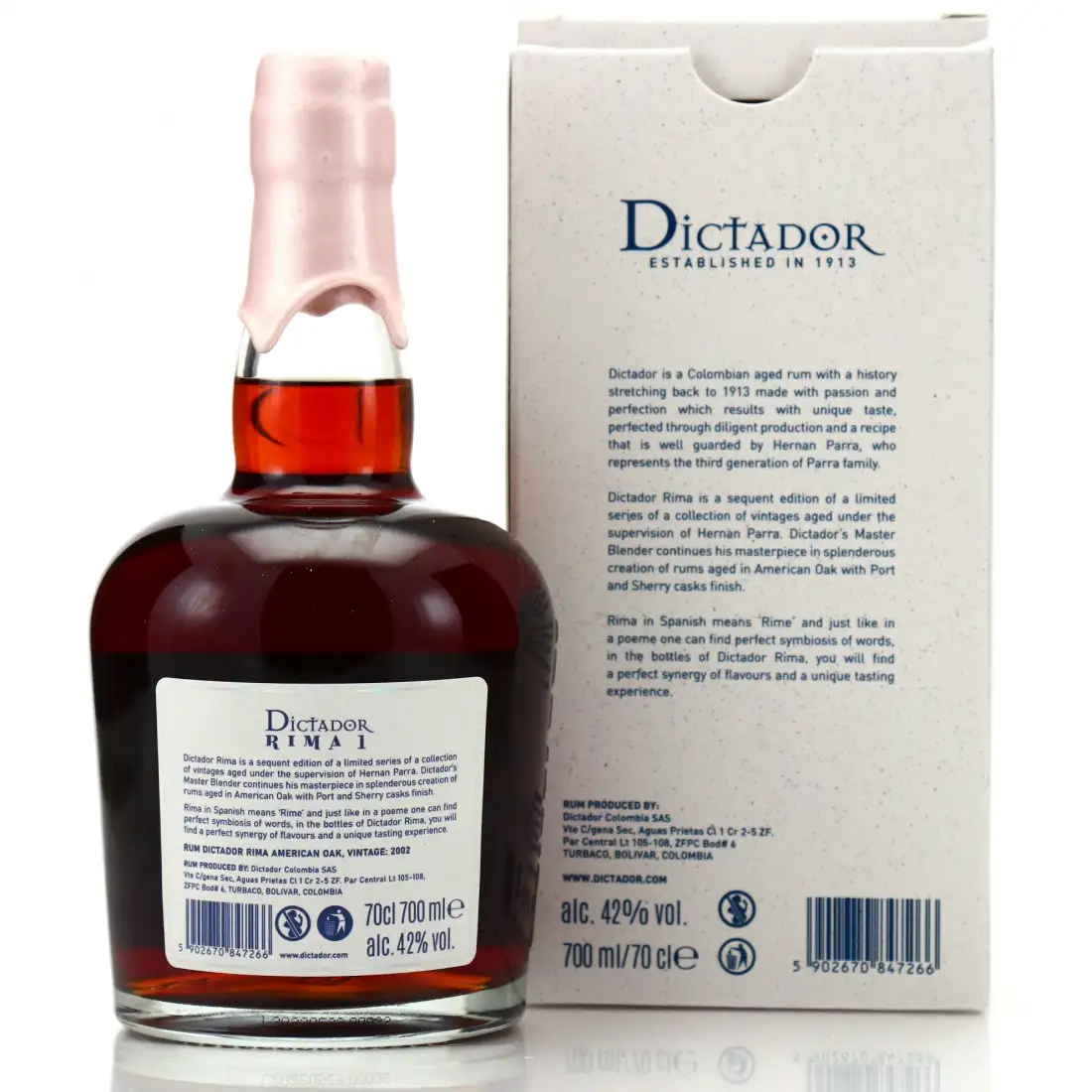 Image haute résolution de Dictador Rima 1 2002