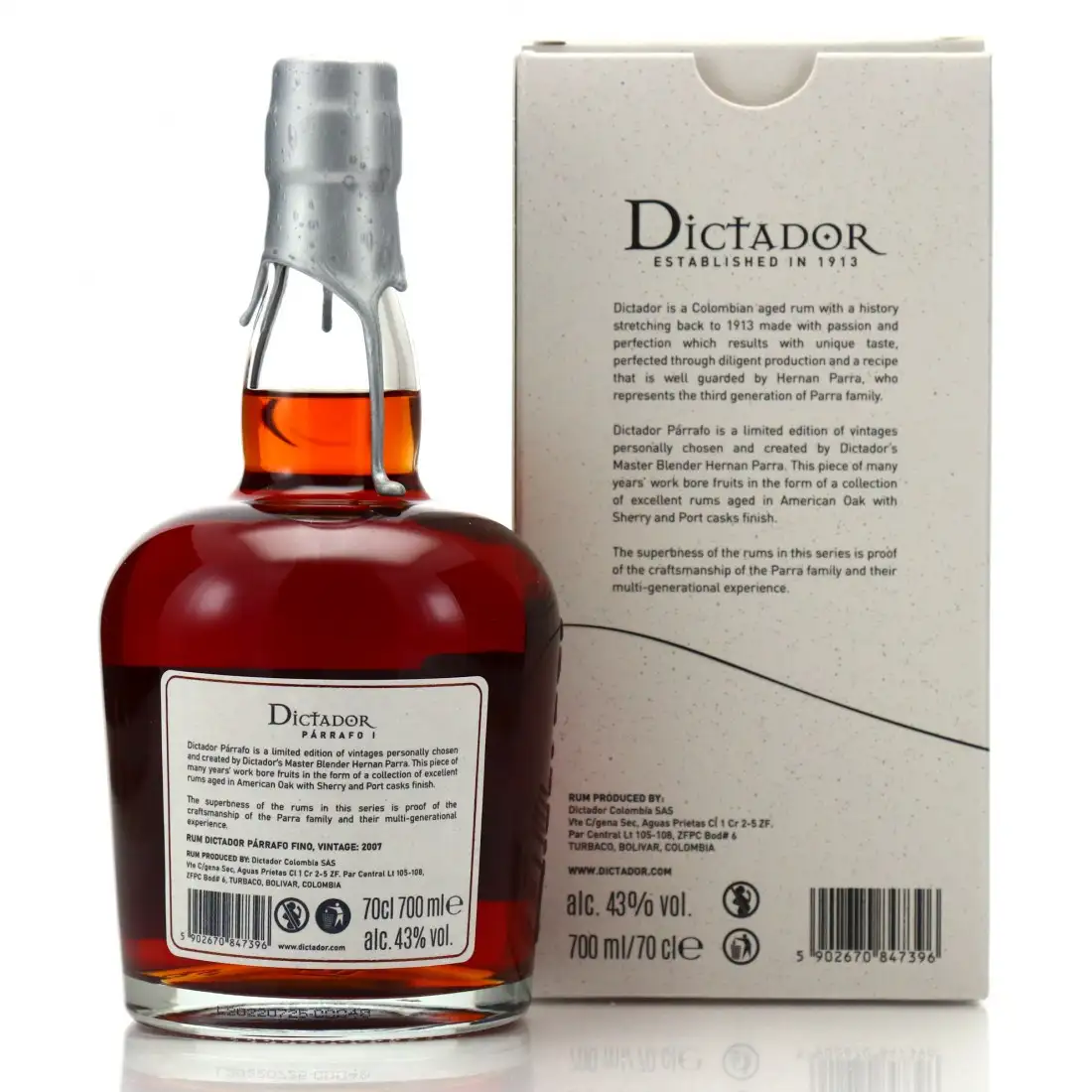 Image haute résolution de Dictador Párrafo I Fino 2007