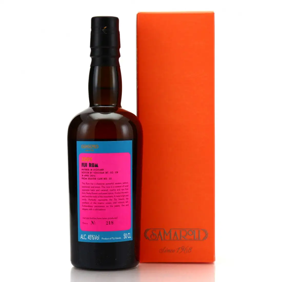 High resolution image of Samaroli South Pacific Fiji Rum 2001