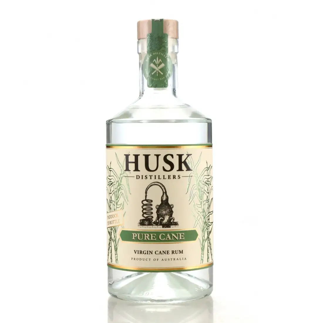 Bottle of Husk Distillers Pure Cane 2019