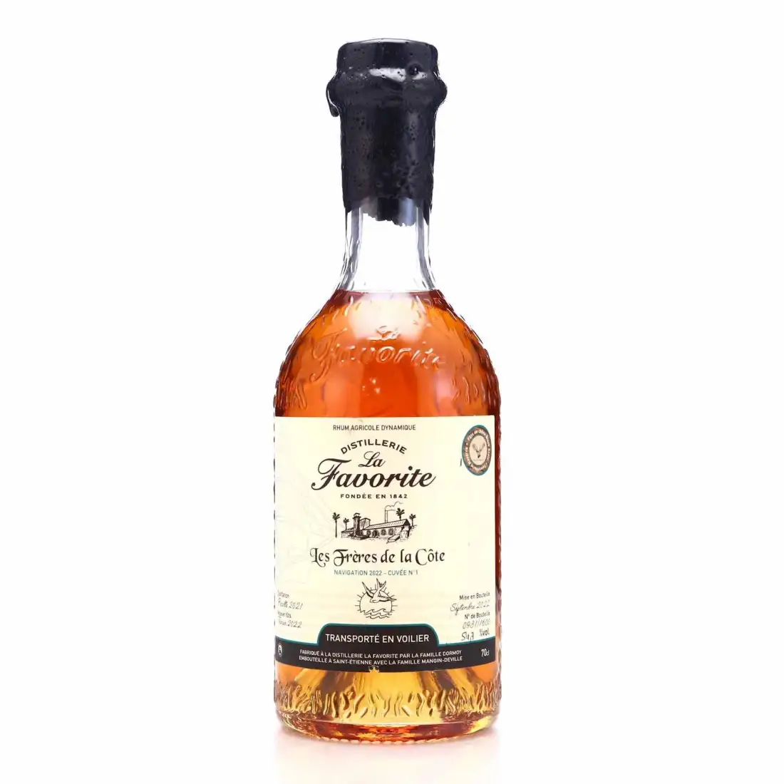 Bottle of Les Frères de la Côte La Favorite Navigation 2022 Cuvée No. 1 2021