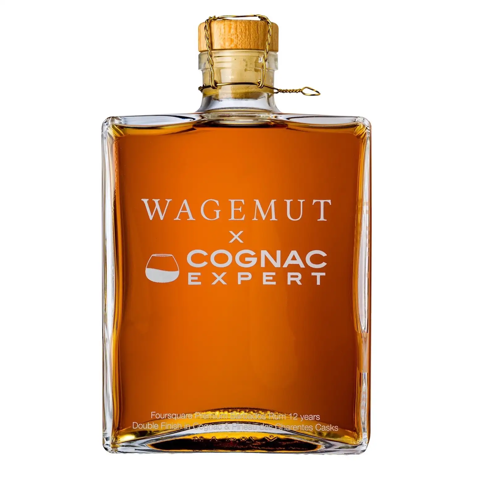 Bottle of N. Kröger Foursquare Wagemut x Cognac Expert