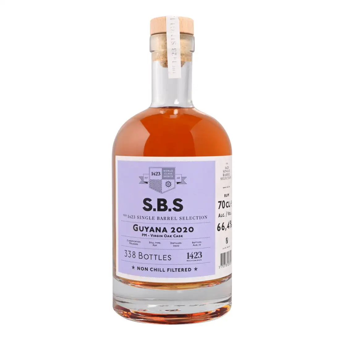 Bottle of Port Mourant S.B.S Guyana 2020 PM