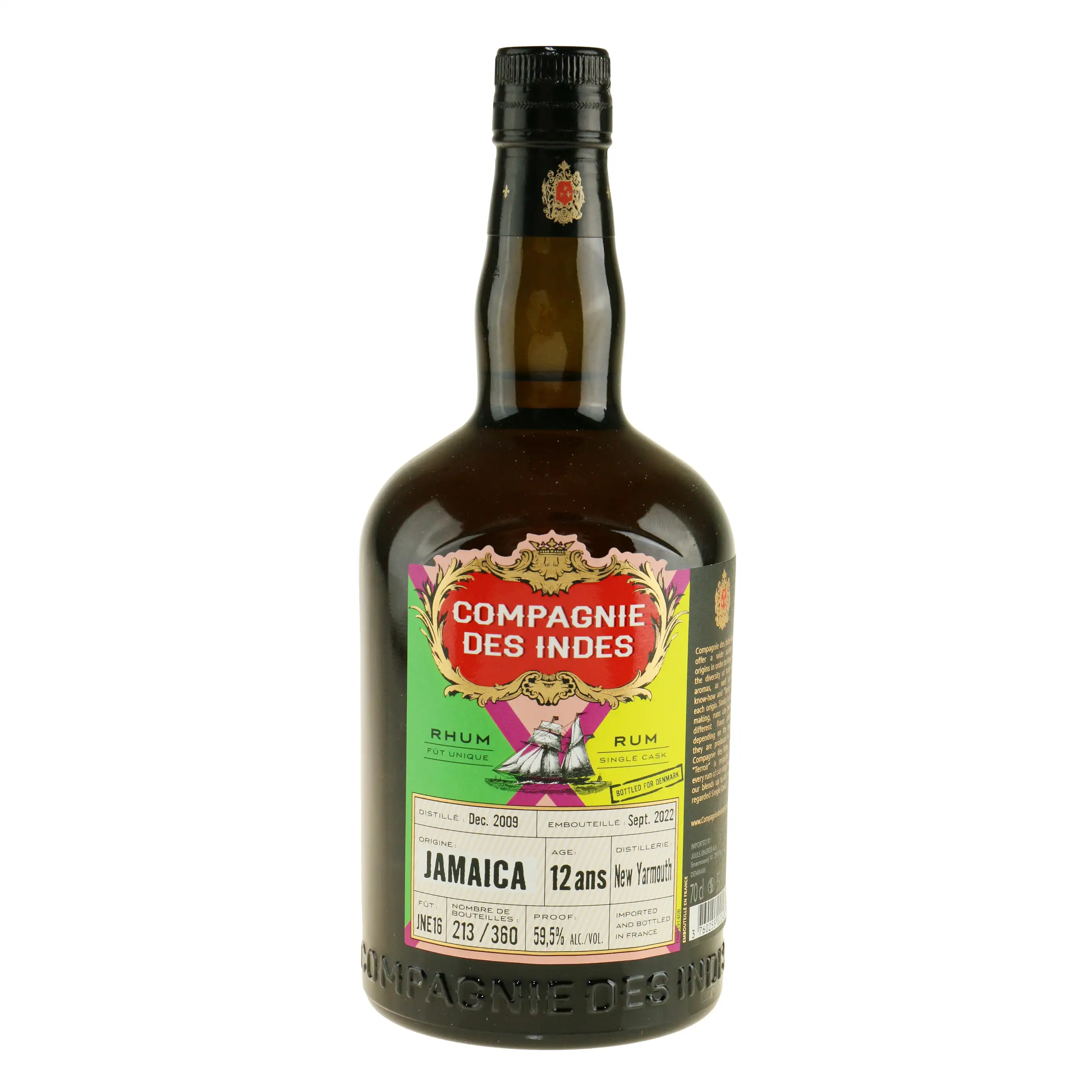 Bottle of CDI New Yarmouth Jamaica (Bottled for Denmark) 2009