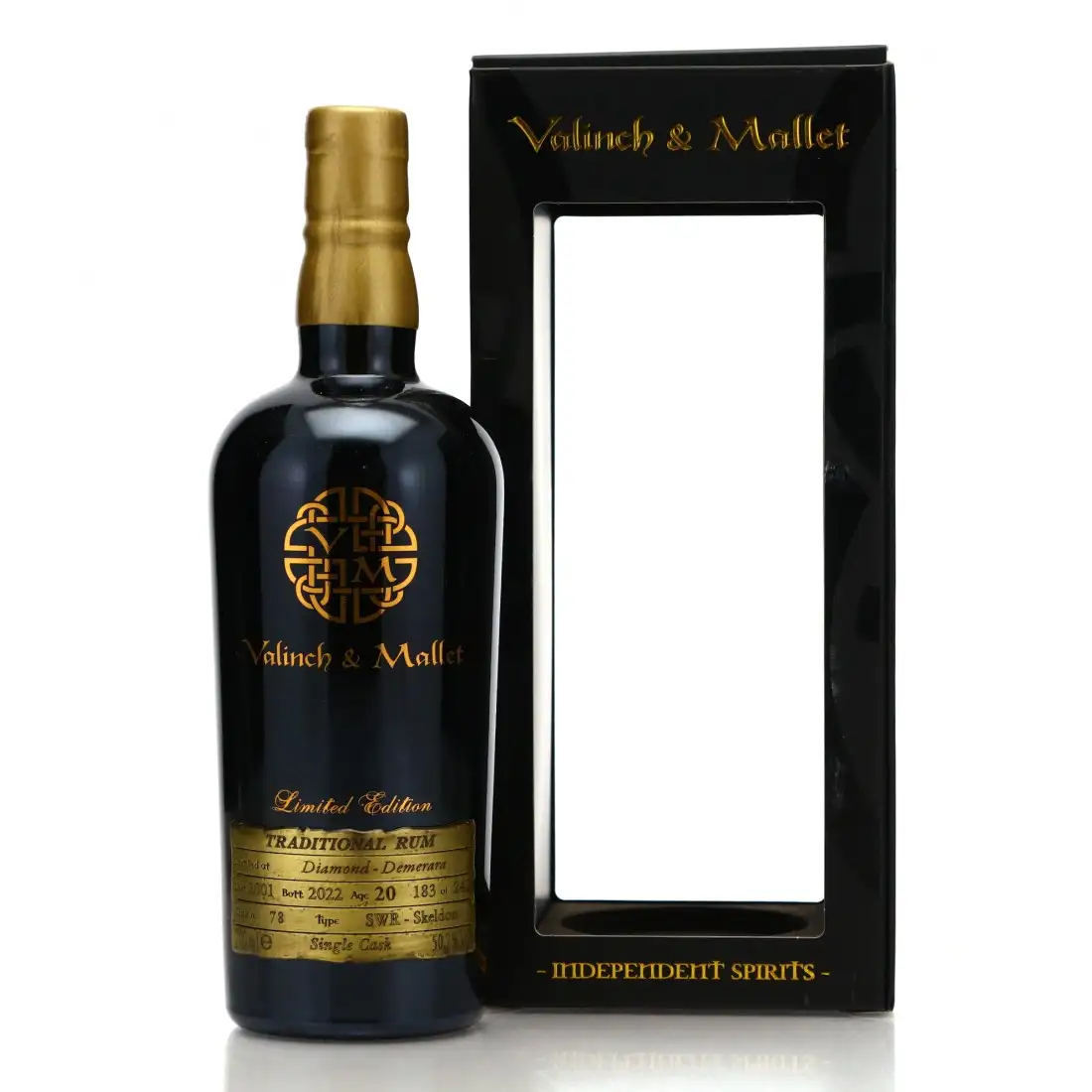 Bottle of Valinch & Mallet Diamond Skeldon (Bourbon Cask) SWR 2001