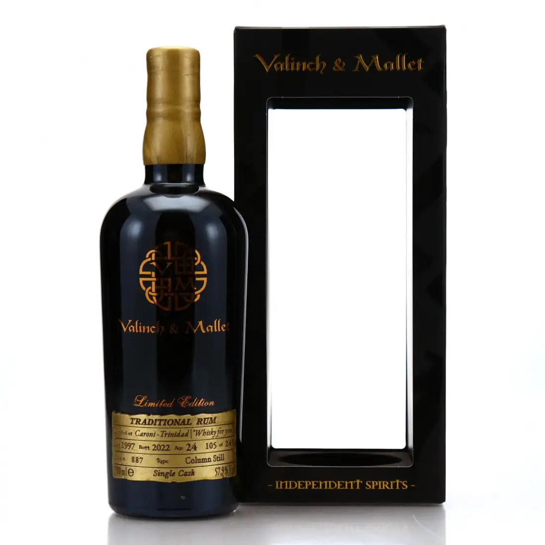 Bottle of Valinch & Mallet Caroni The Spirit of Art 2022 1997