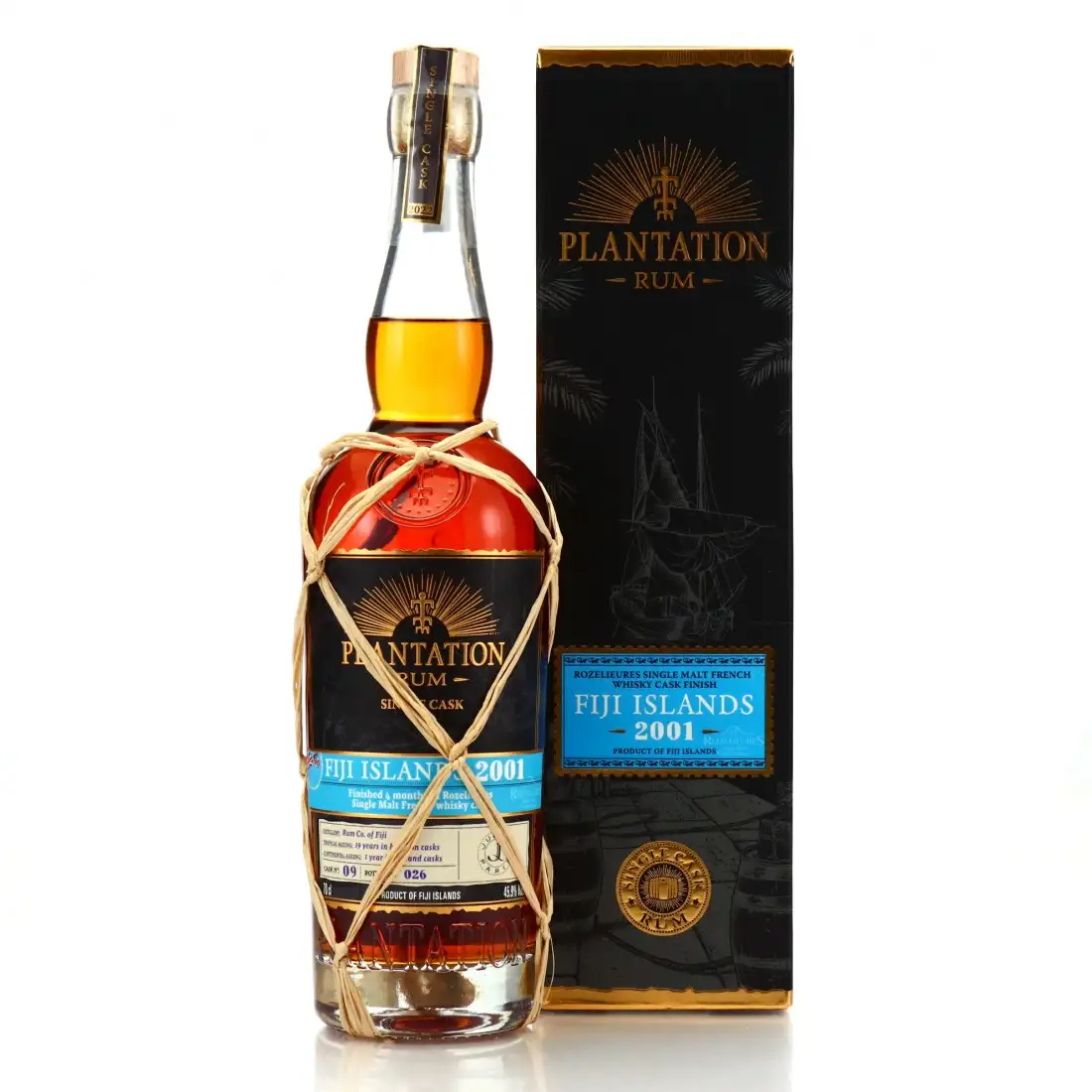 Bottle of Fiji Rum & Co Plantation Fiji Islands (Julhes) 2001