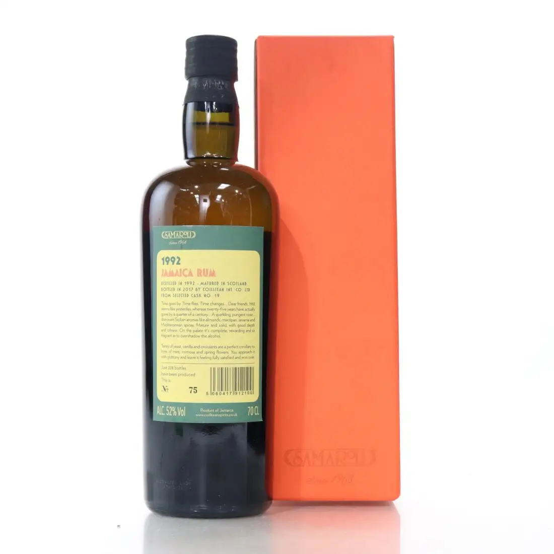 High resolution image of Samaroli Hampden Jamaica Single Cask HLCF 1992