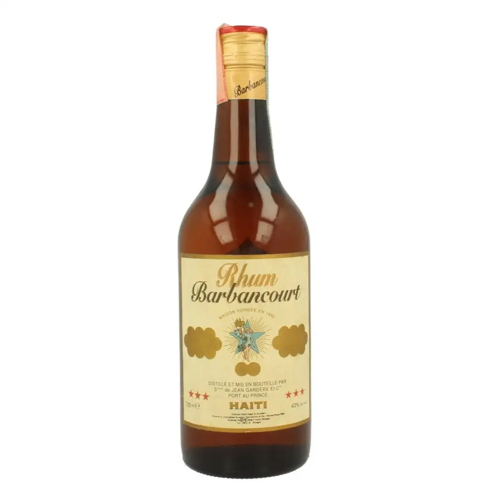 Bottle of Barbancourt 3 Stars