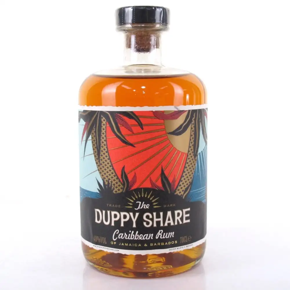 Bottle of The Duppy Share Caribbean Rum