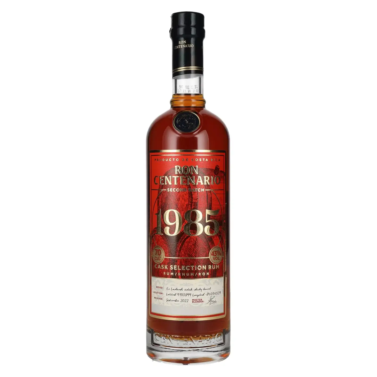 Bottle of Centenario 1985 Cask Selection (Second Batch) 2022