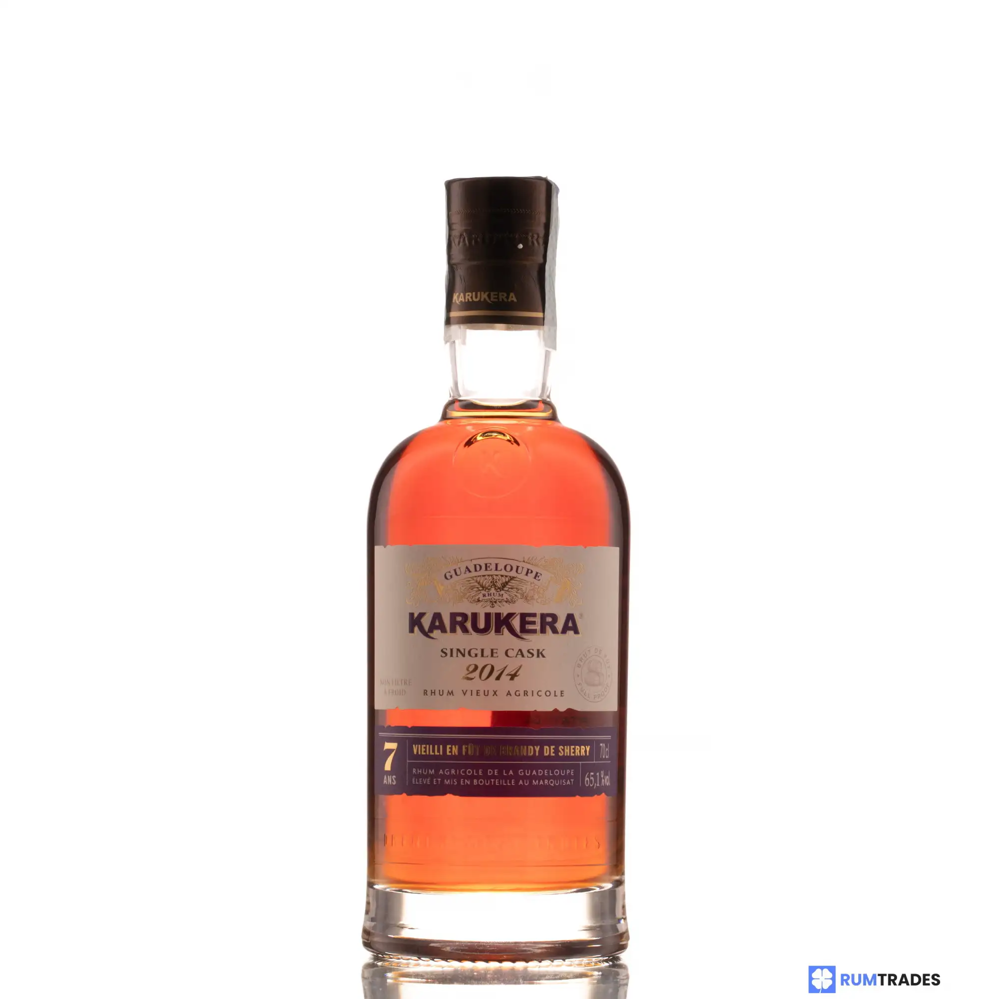 Image haute résolution de Karukera Single Cask (Brandy de Sherry) 2014