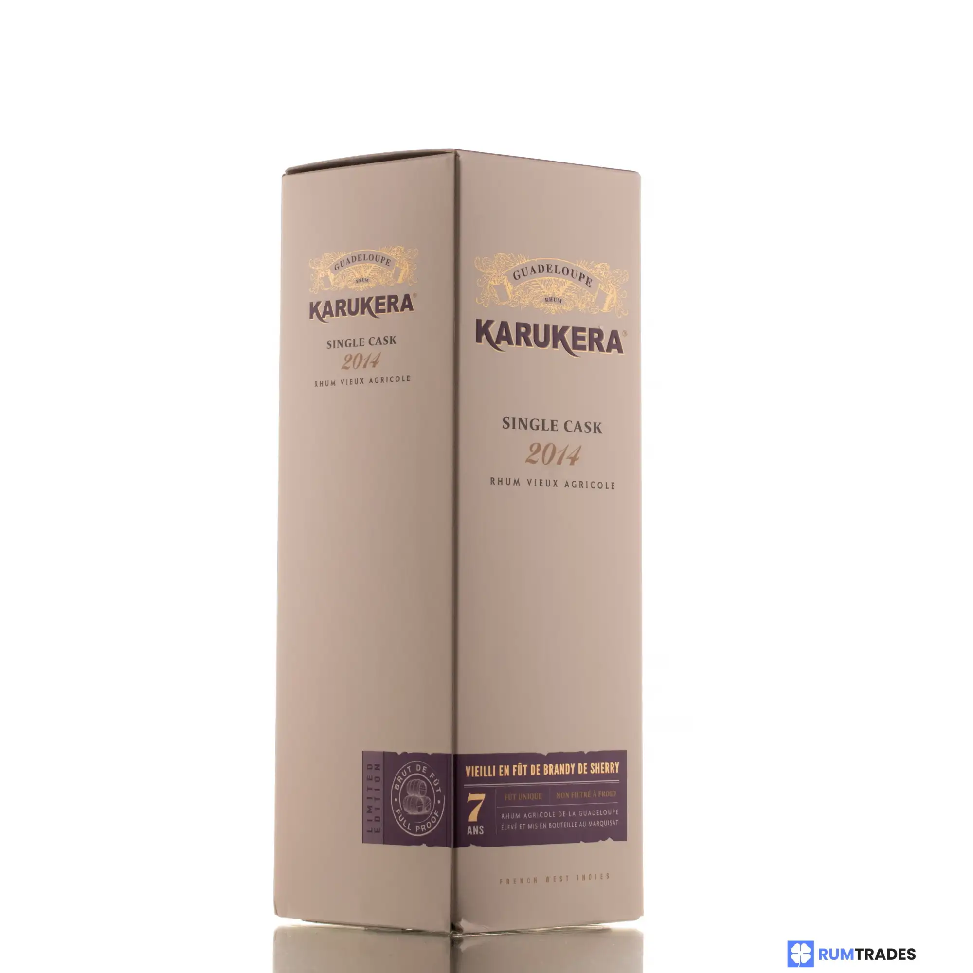 Image haute résolution de Karukera Single Cask (Brandy de Sherry) 2014